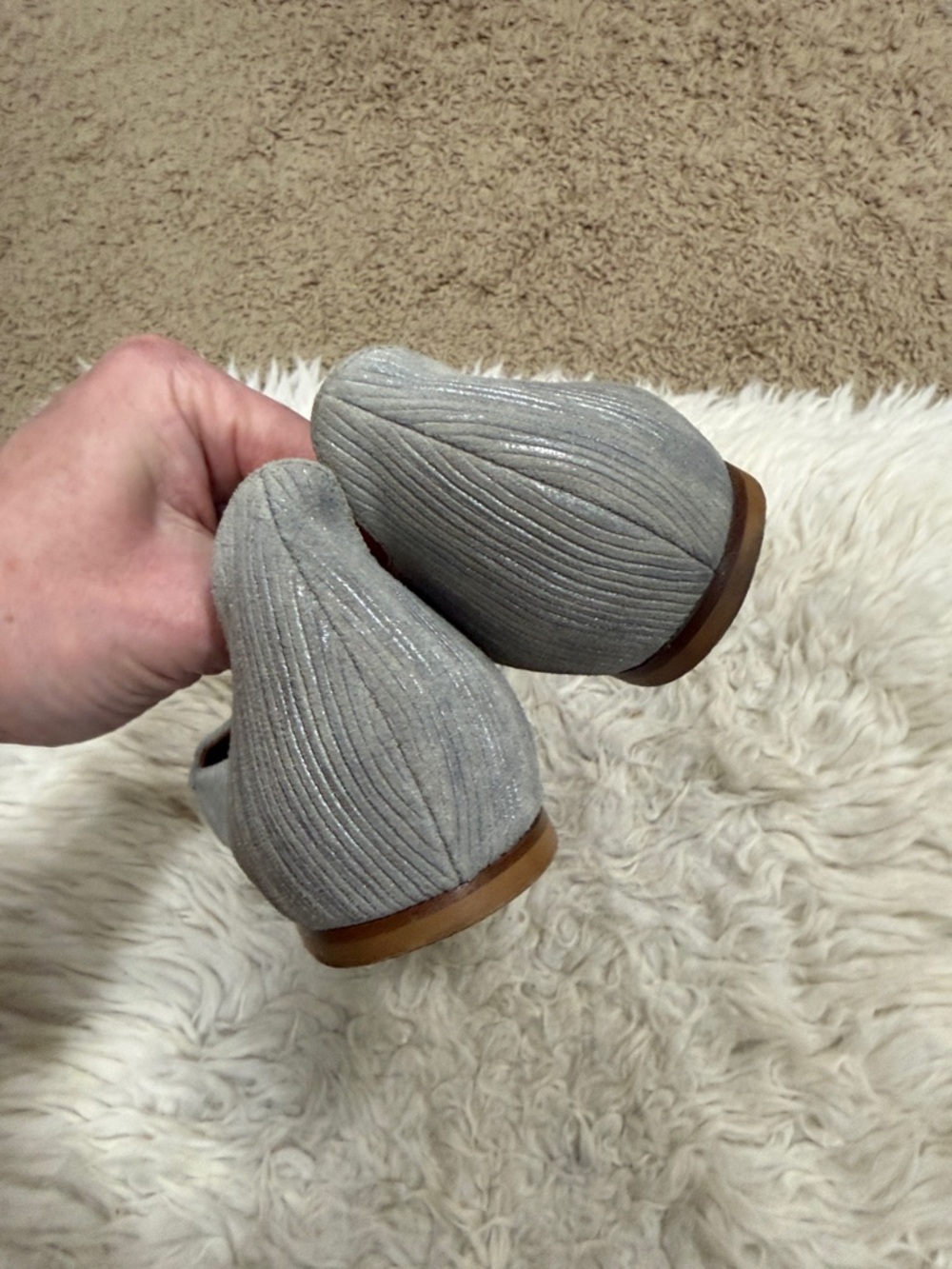 M Gemi Stellato Sacchetto Flats Shoes Size 9.5 US‎ 40.5 EU Gray Shimmer
Suede - Picture 7 of 9